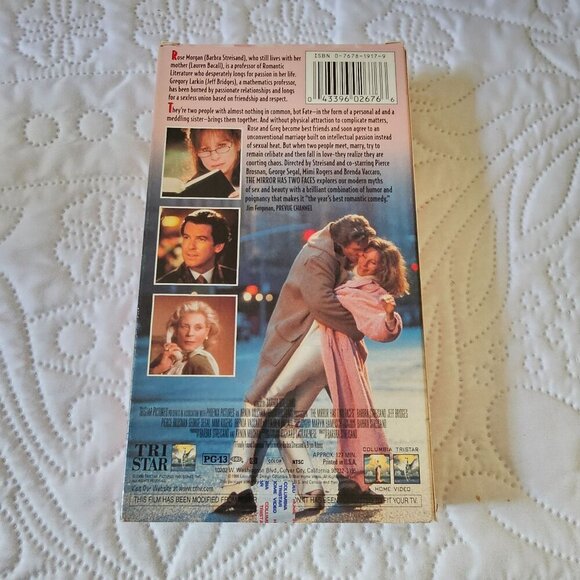 The Mirror Has Two Faces VHS 1998 Romantic Comedy Barbra Streisand  Jeff Bridges - Picture 2 of 7